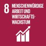 Nachhaltigkeitsziel Nummer 8: Menschenwürdige Arbeit und Wirtschaftswachstum Nachhaltigkeitsziel Nummer 8: Menschenwürdige Arbeit und Wirtschaftswachstum