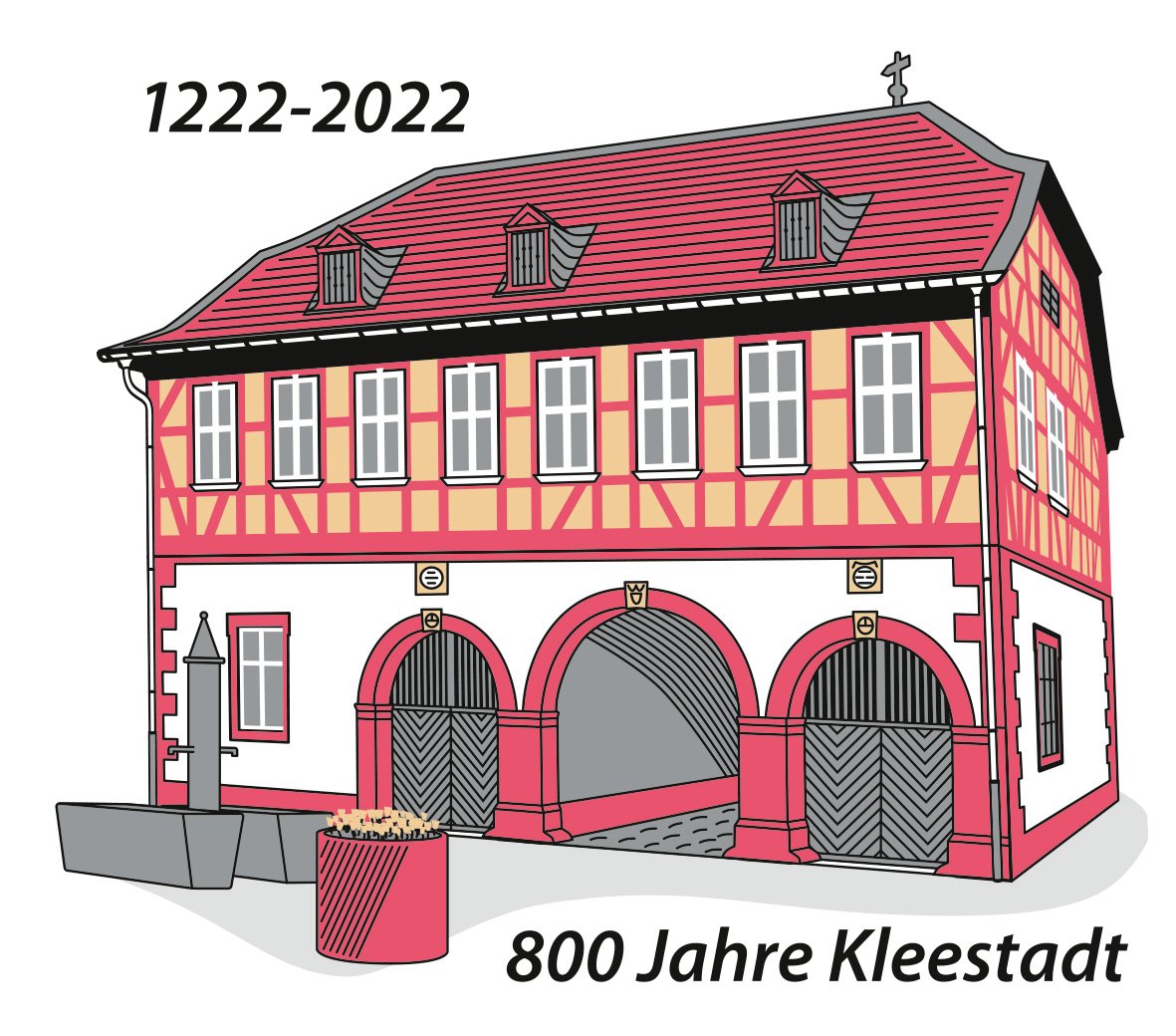 800 Jahre Kleestadt - Winzerfestgläschen 2022