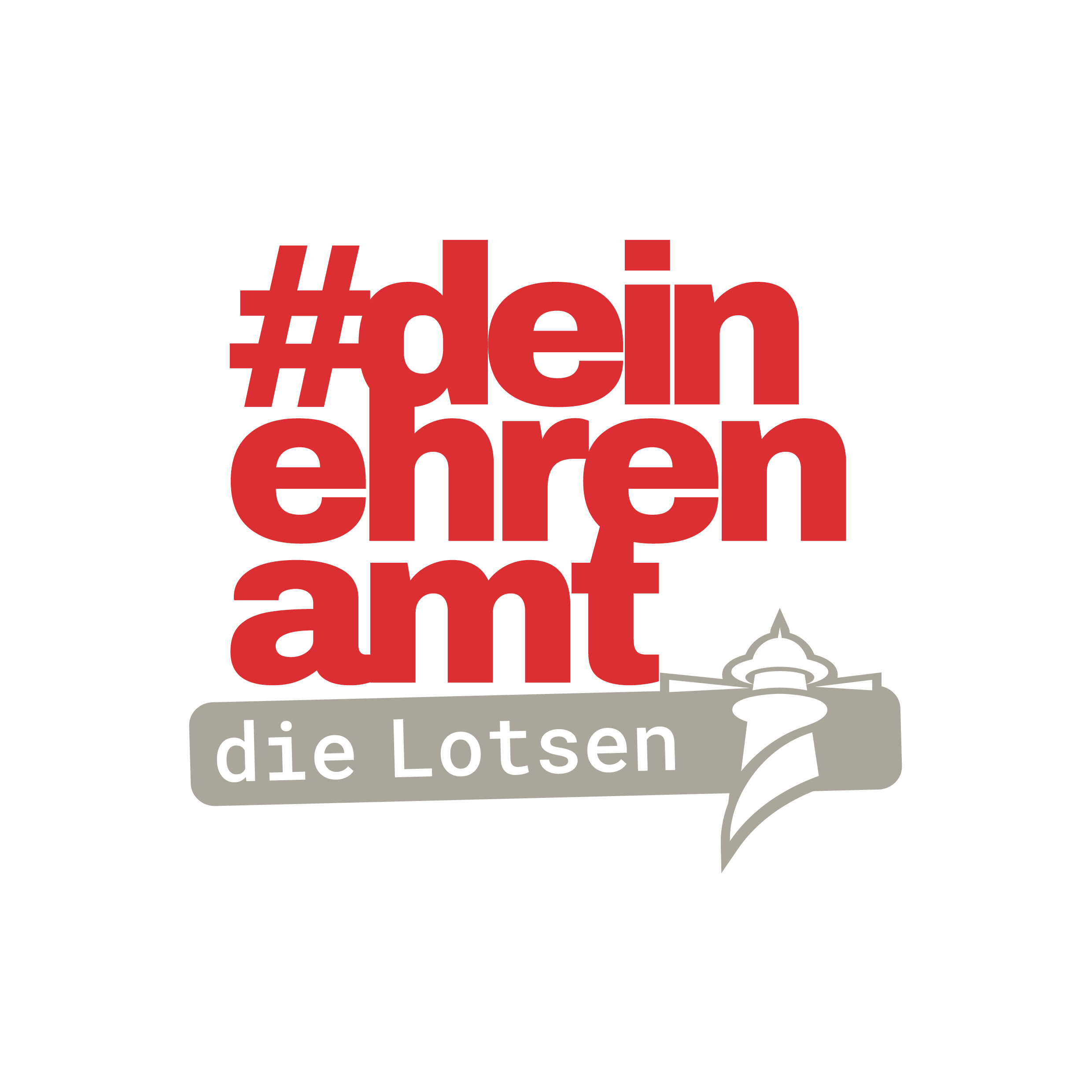 Logo hashtag deinehrenamt
