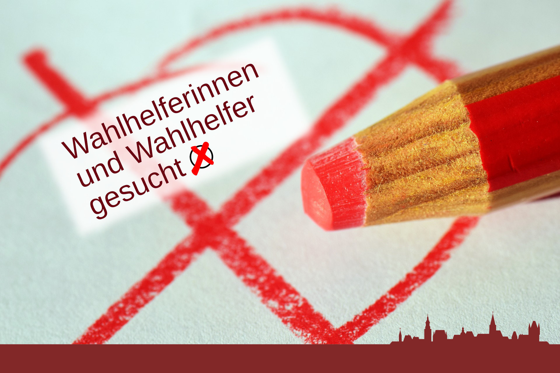 Wahlhelferinnen und Helfer gesucht