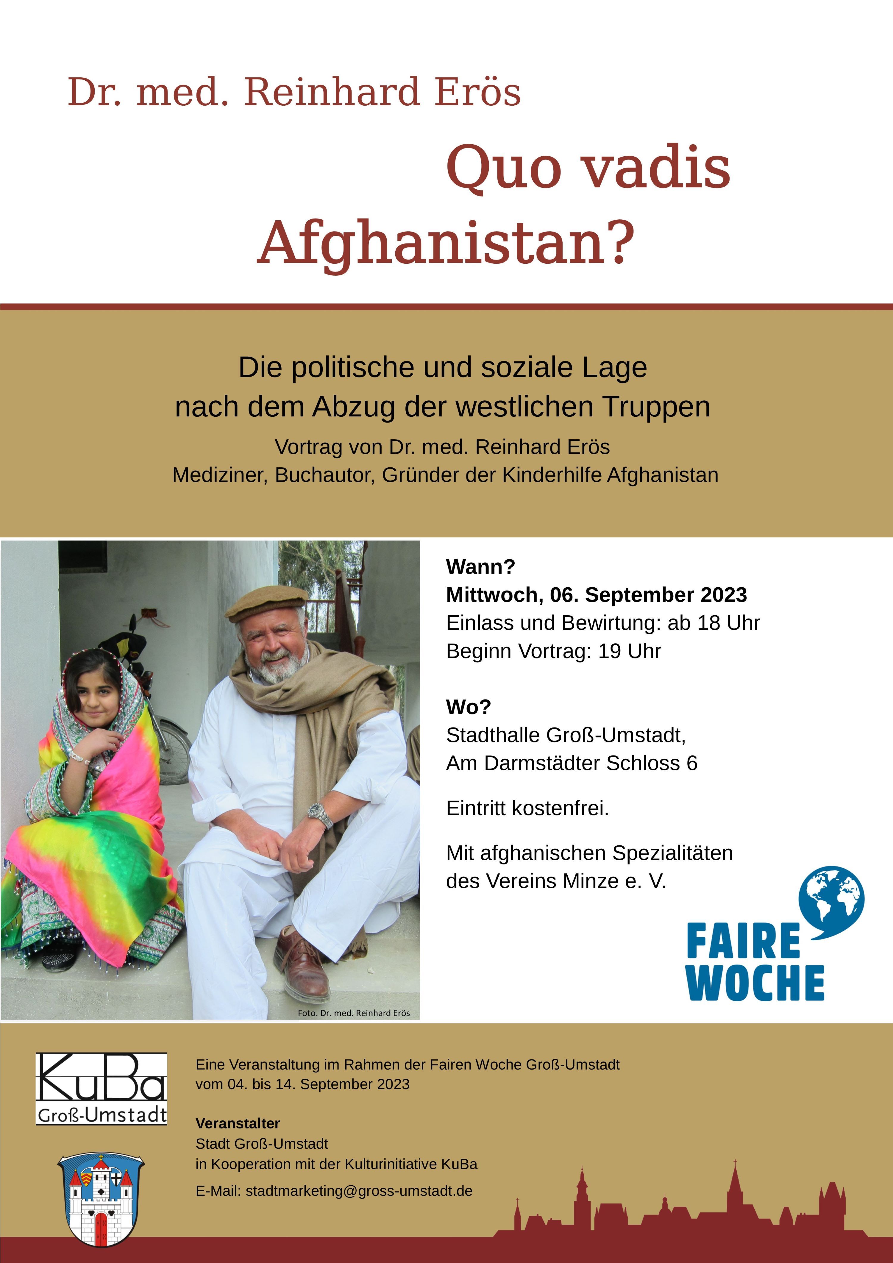 Vortrag Quo Vadis Afghanistan