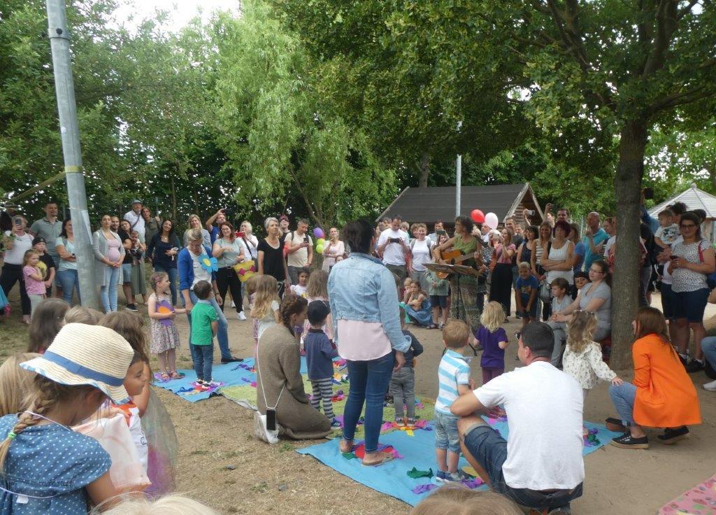 Kindergruppe aus dem Haus der Kinder