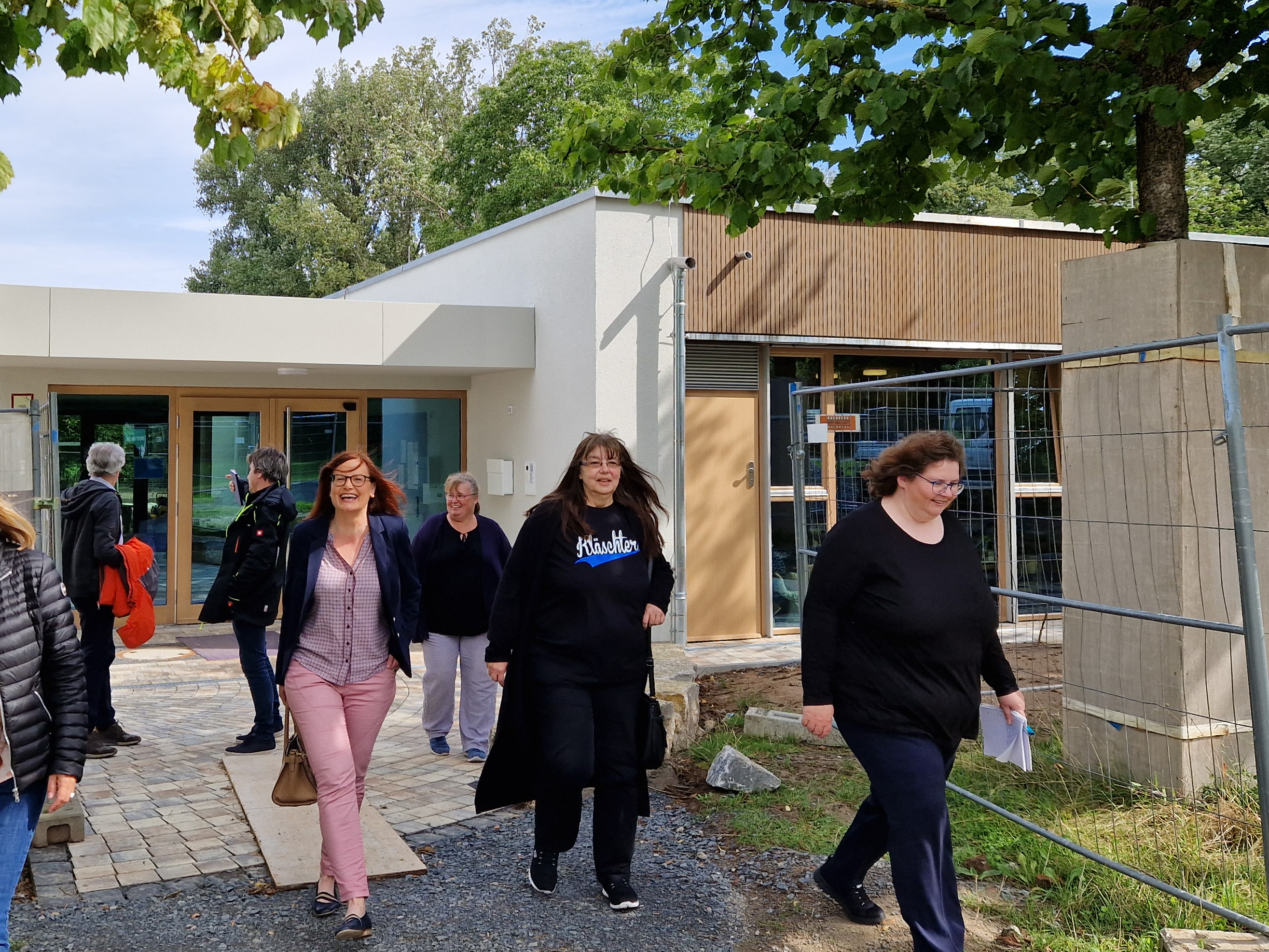 Führung durch das neue Kitagebäude