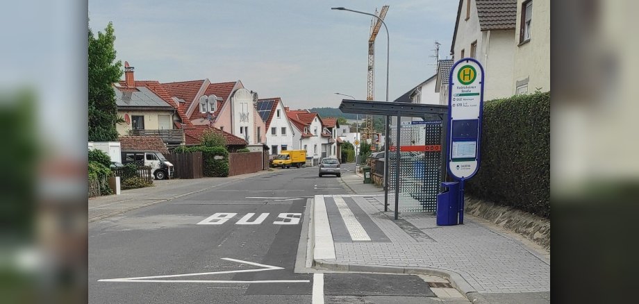 Habitzheimer Straße barrierefreie Bushaltestelle