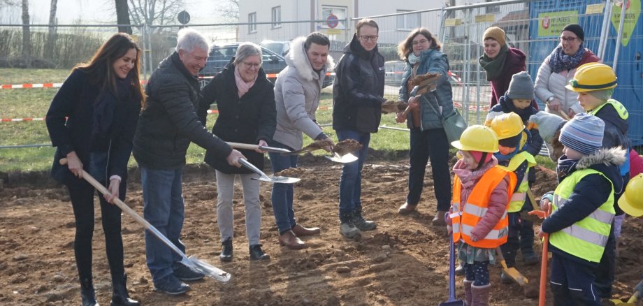 Spatenstich Neubau Kita Wiebelsbach