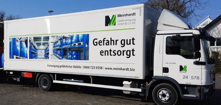 Sondermüllsammlung LKW