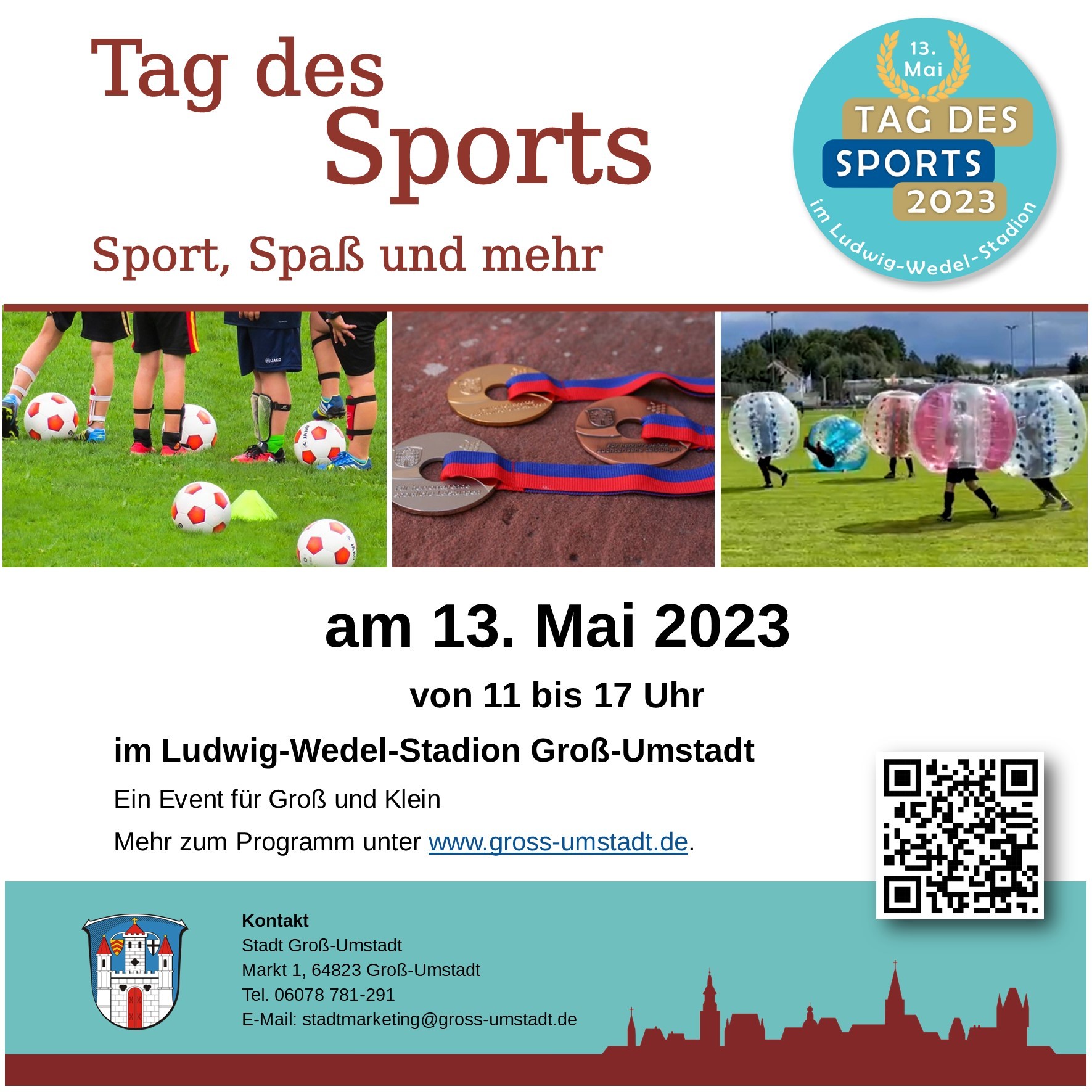 Plakat Tag des Sports