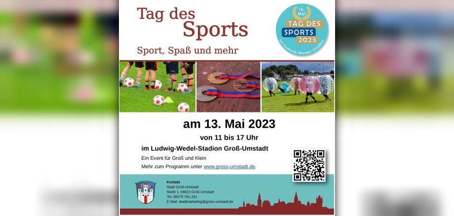 Plakat Tag des Sports