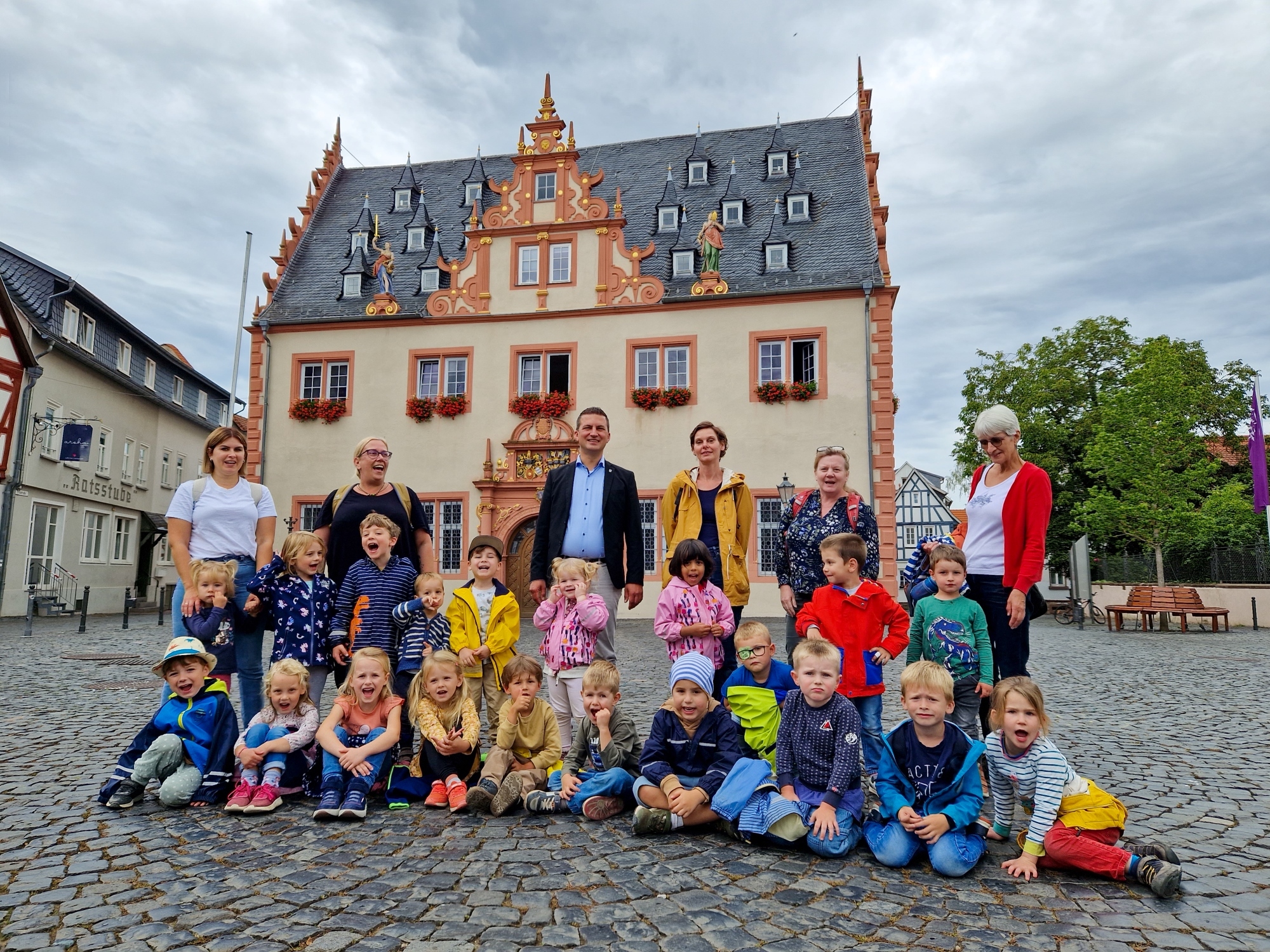 Kita-Kinder besuchen Bürgermeister