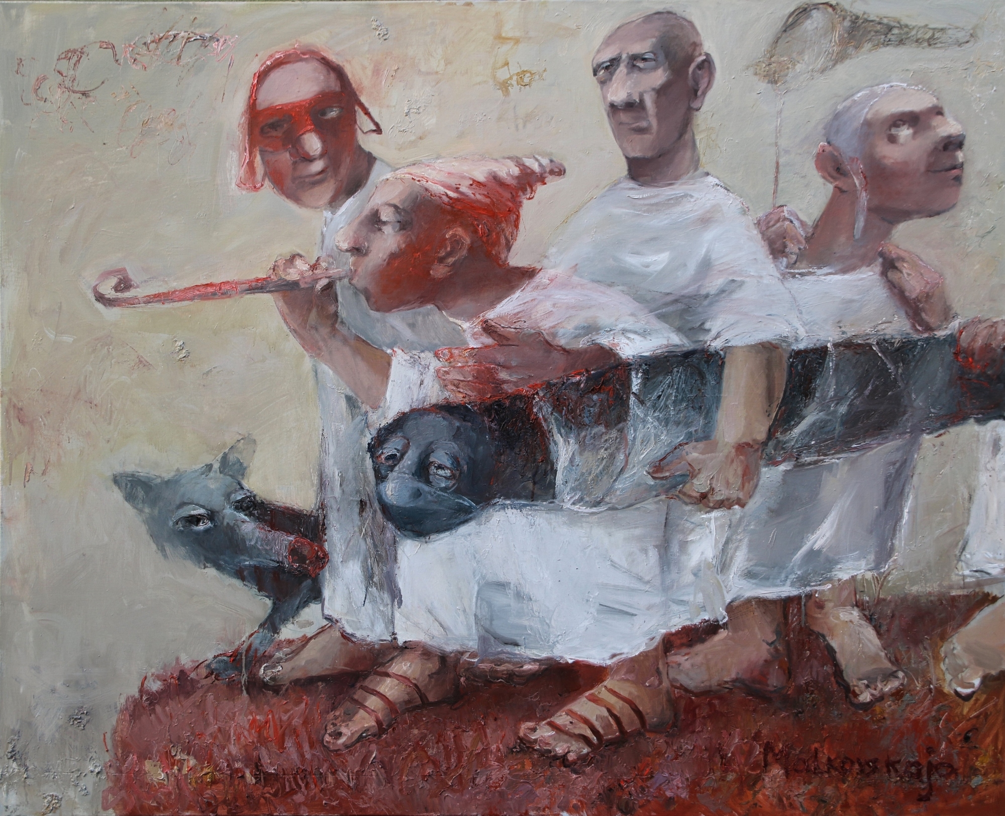 Ölbild von Olga Malkovskaja