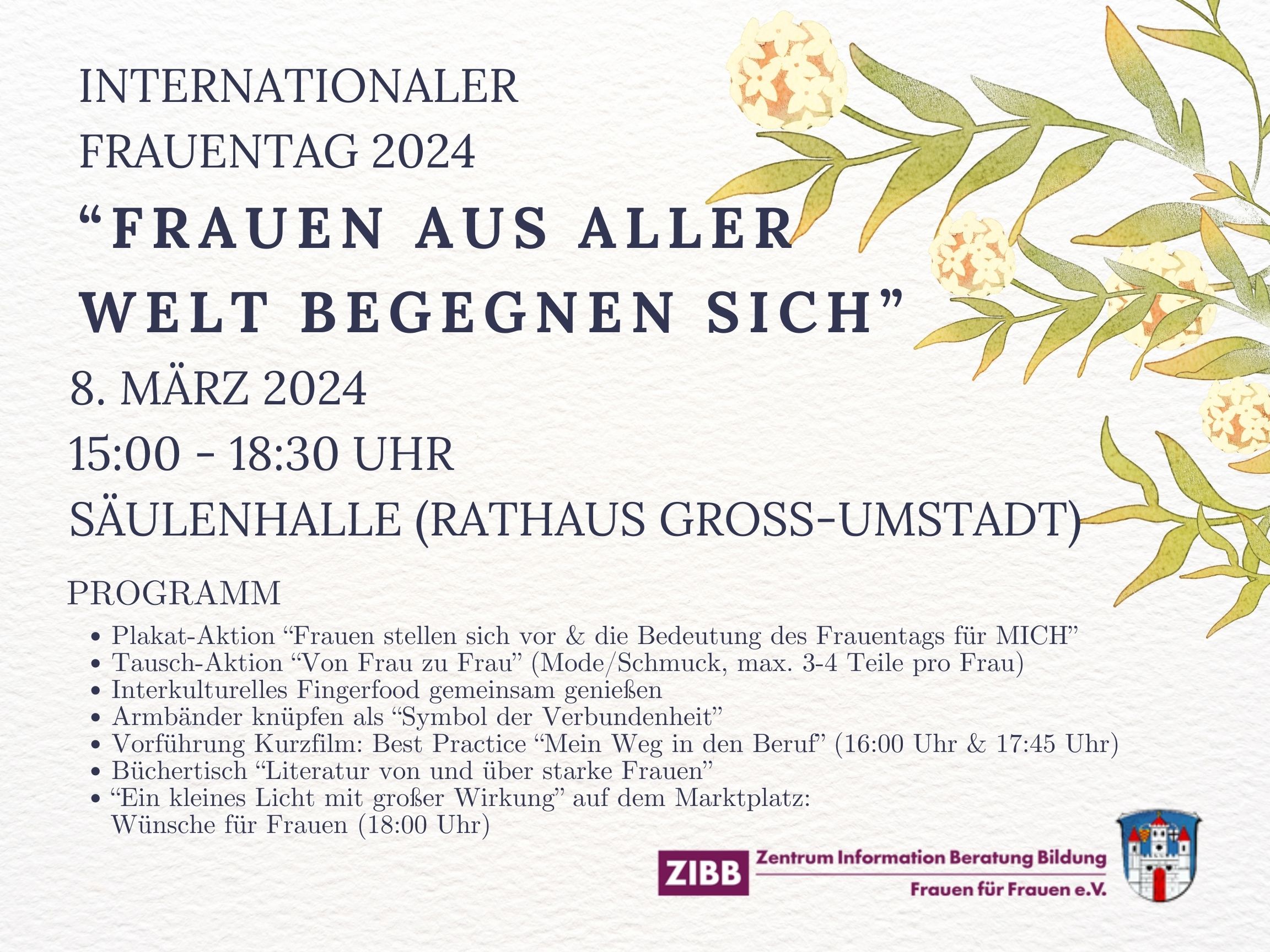 Internationaler Frauentag - Einladung
