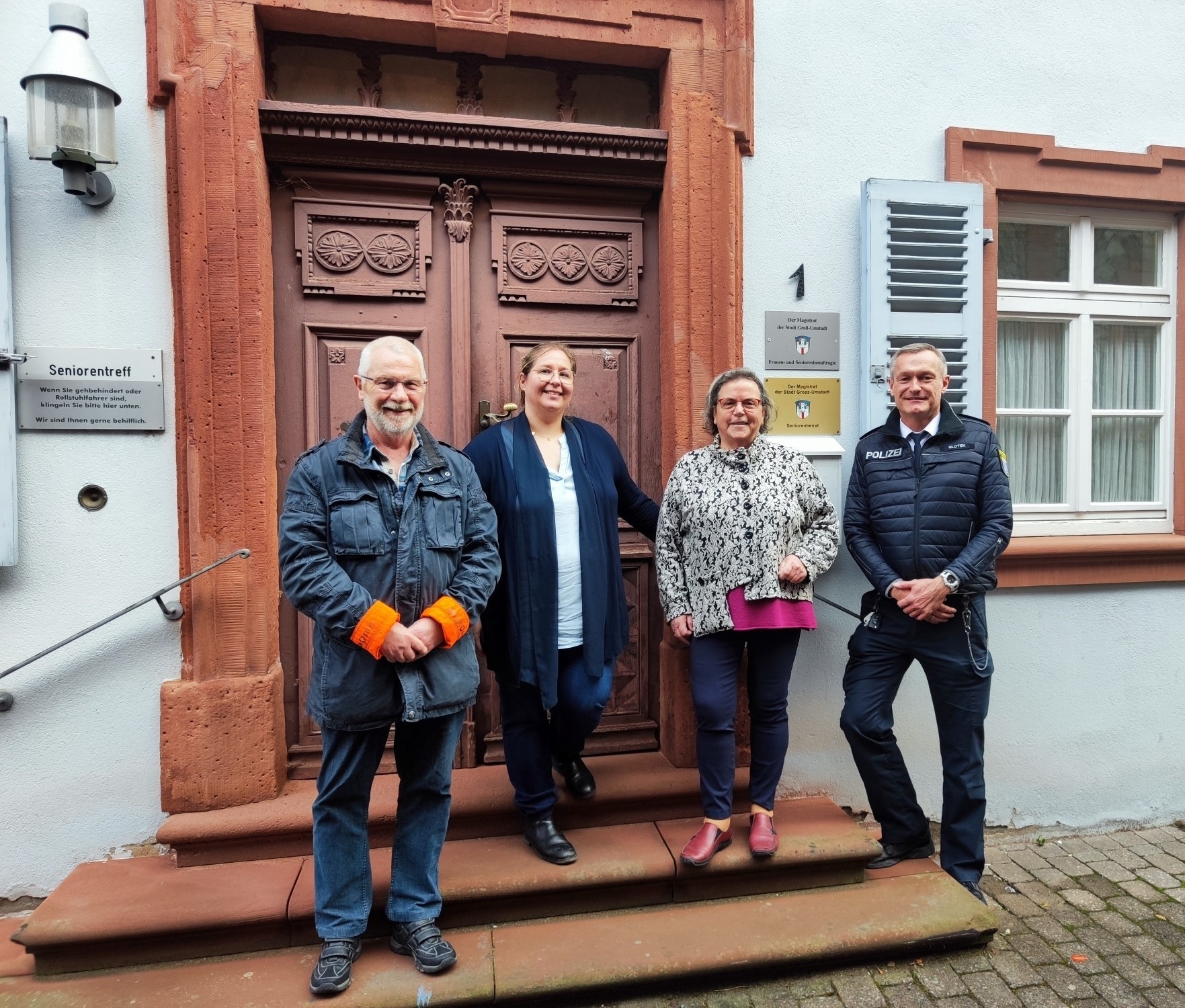 von links nach rechts - Peter Dyroff, Christina Schulze, Karin Rogalla und Thorsten Mlotek