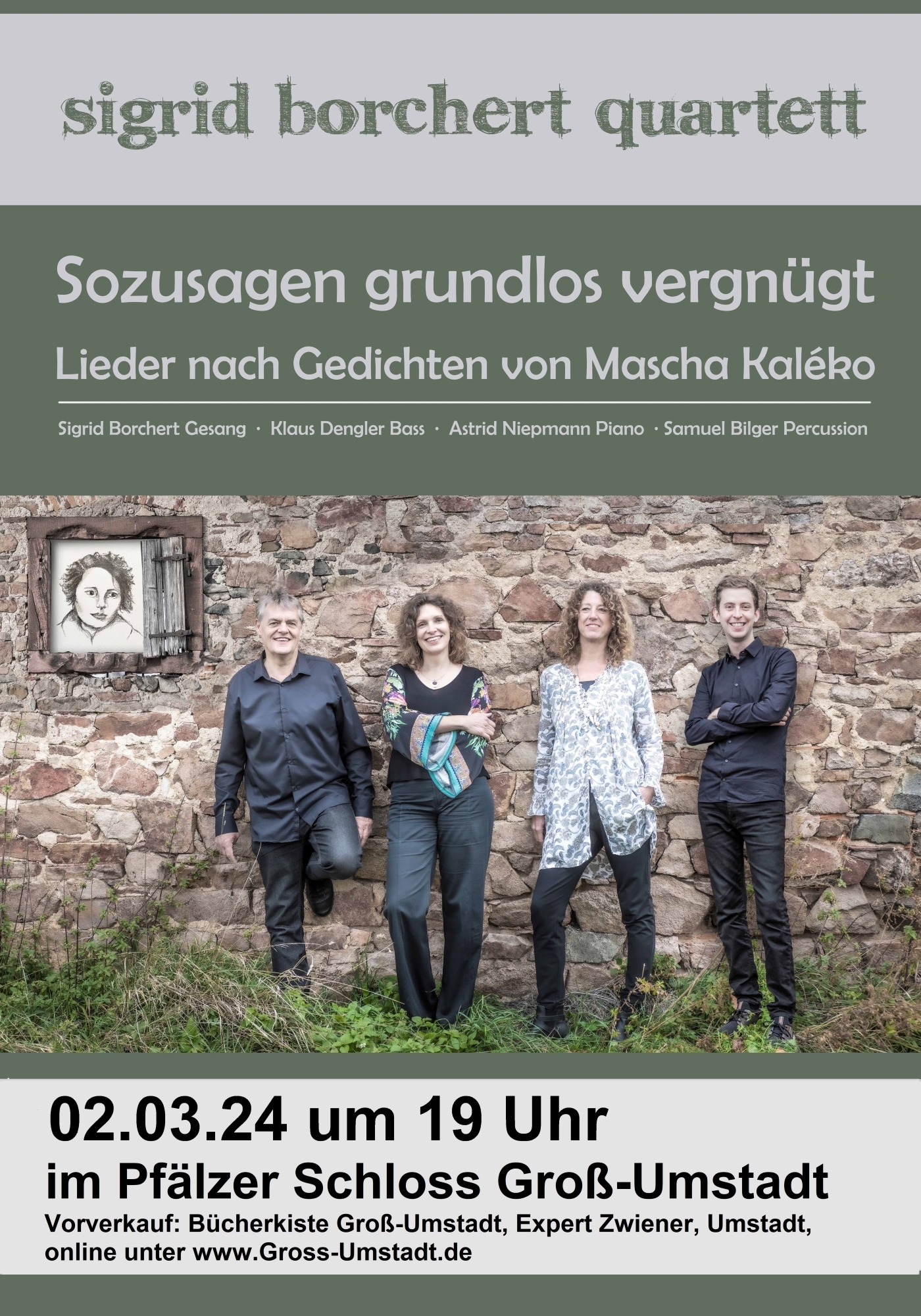 Plakat Sigrid Borchert Quartett