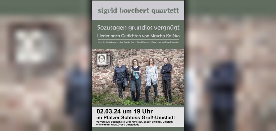 Plakat Sigrid Borchert Quartett