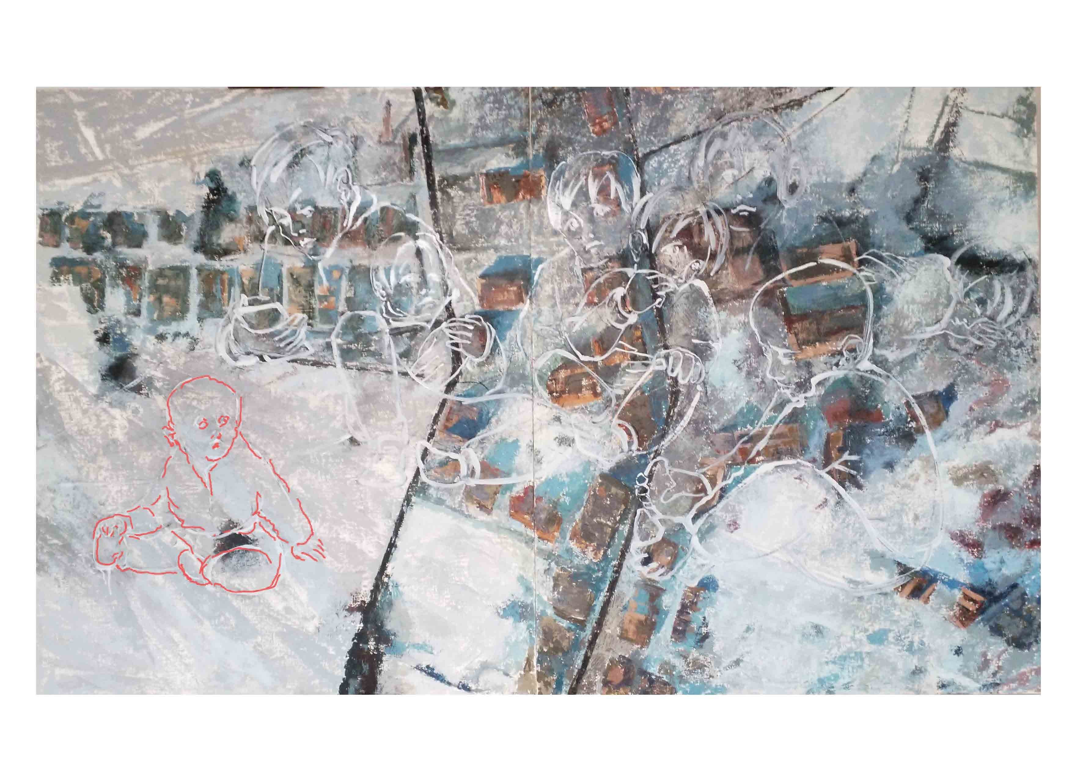 Bild aus der Ausstellung Fluchtwege