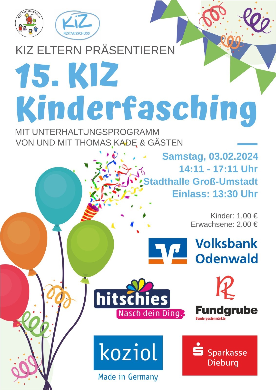 Flyer KIZ-Kinderfasching