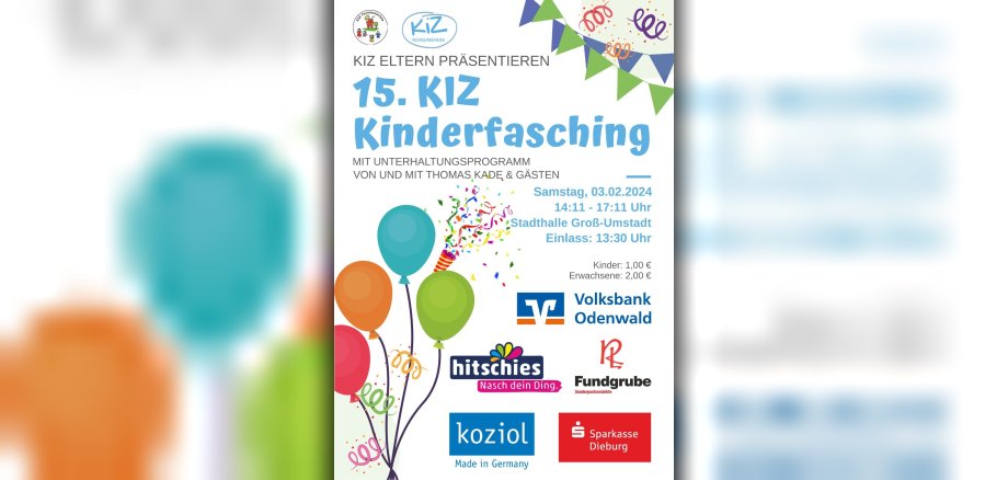 Flyer KIZ-Kinderfasching