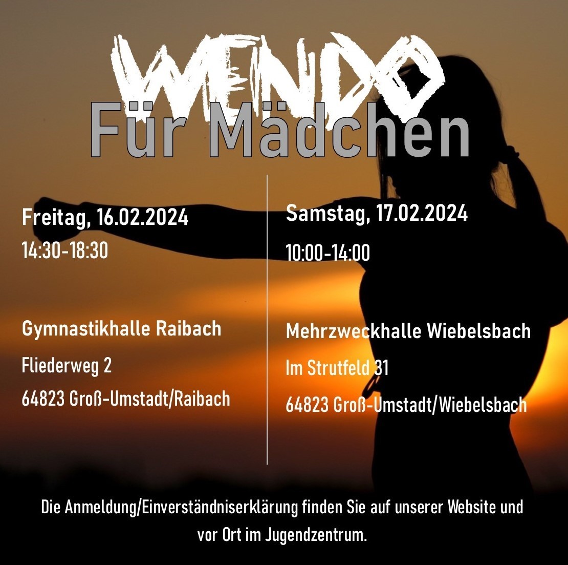 WenDo Kurs für Mädchen