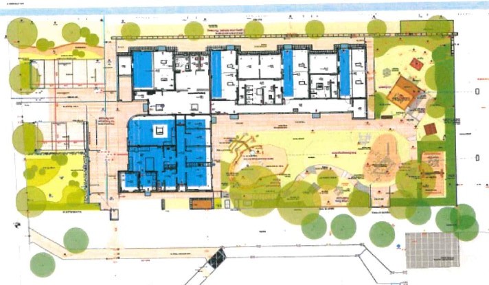 Konzeptzeichnung der Kita Wiebelsbach