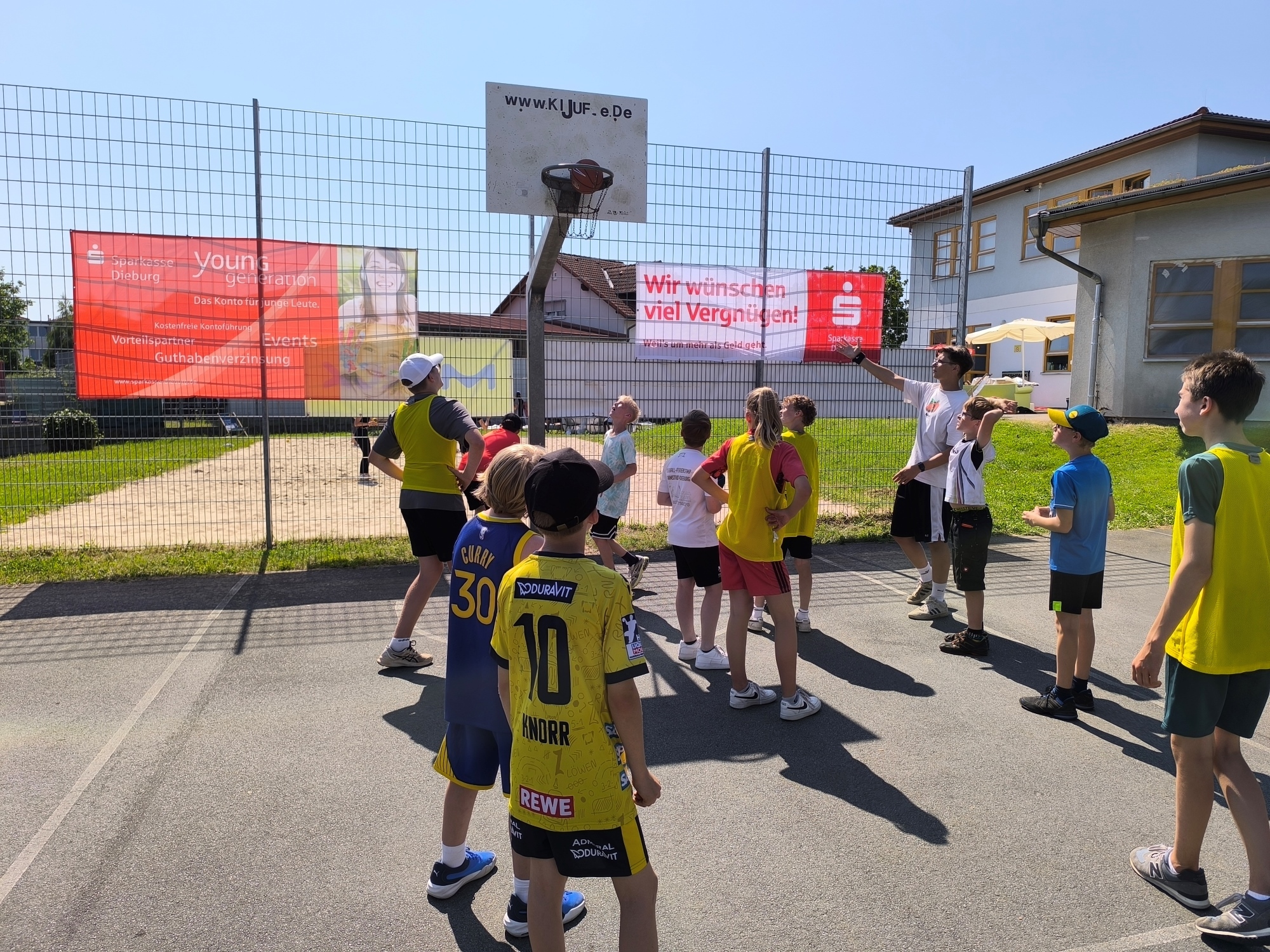 Basketball im Ferienpark