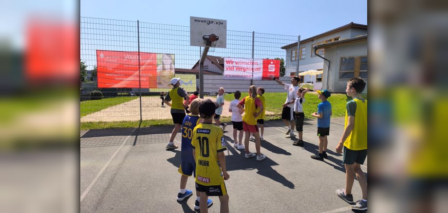 Basketball im Ferienpark