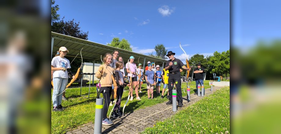 Bogenschießen im Ferienpark