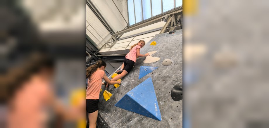 Bouldern im Ferienpark