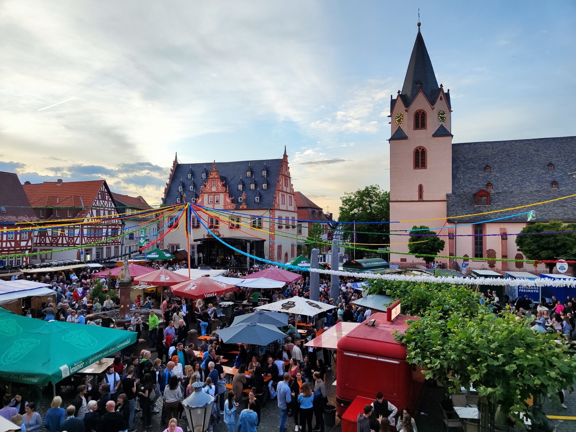 Blick über das Johannisfest