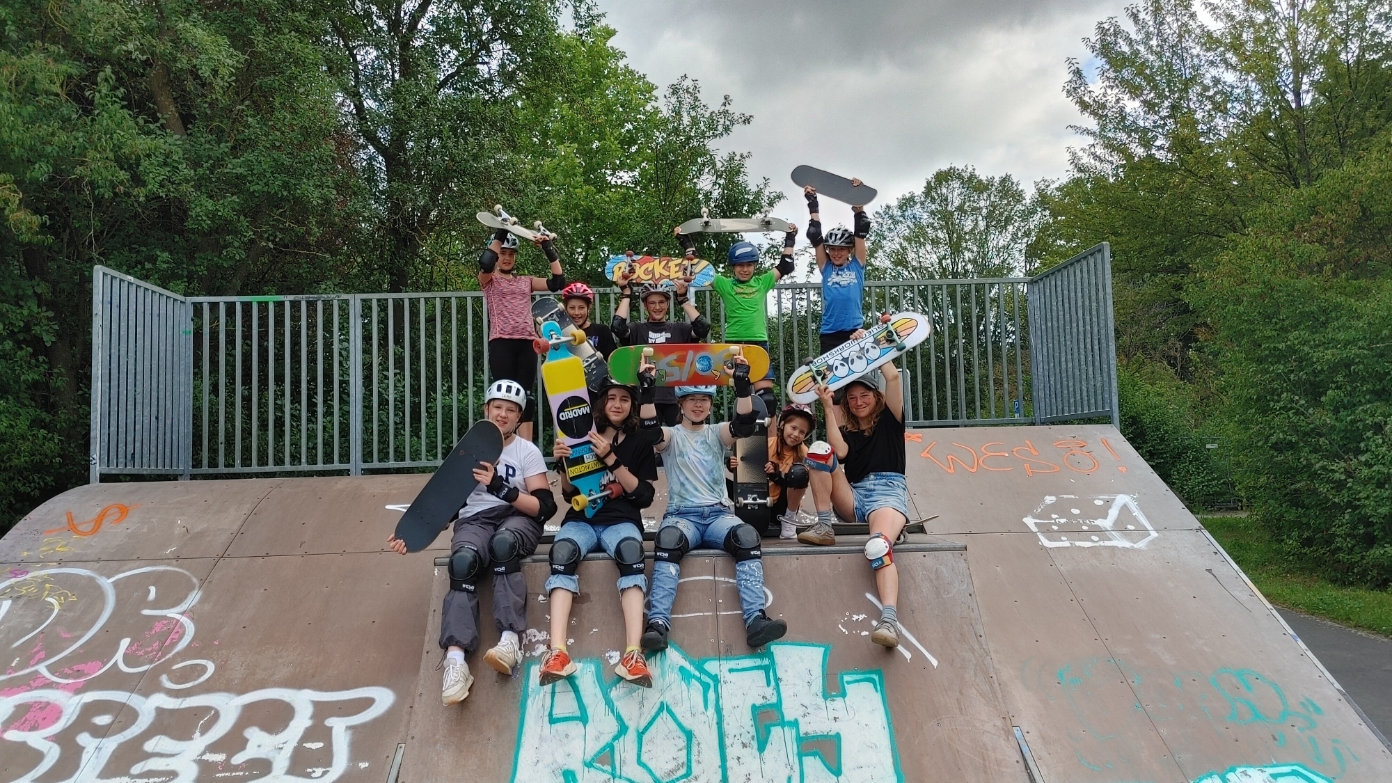 Skateboarden für Mädchen