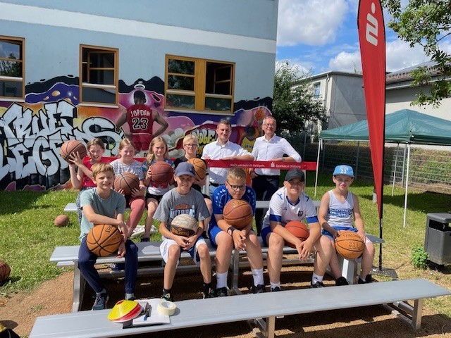 Portable Tribüne bei Ferienpark