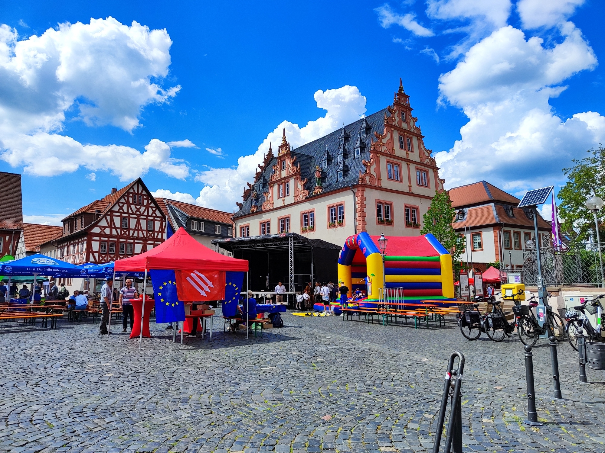 Europafest auf dem Marktplatz