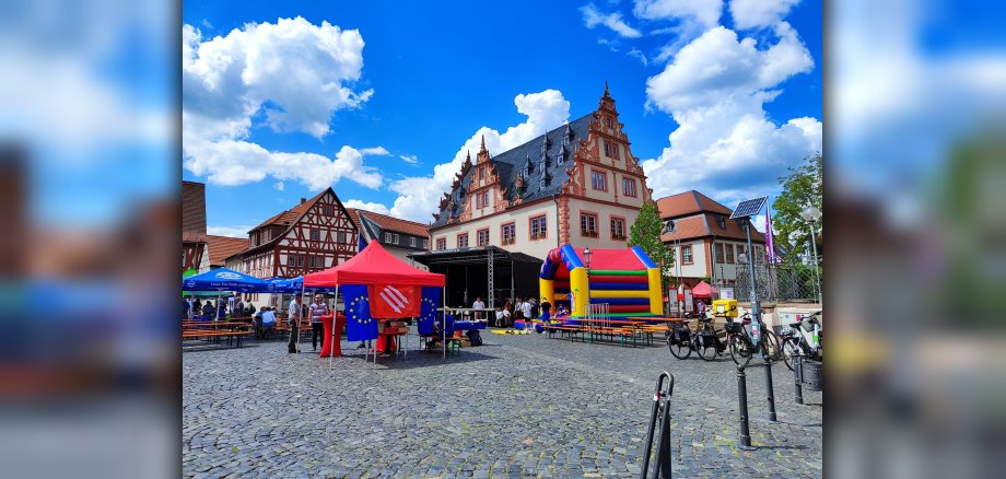 Europafest auf dem Marktplatz