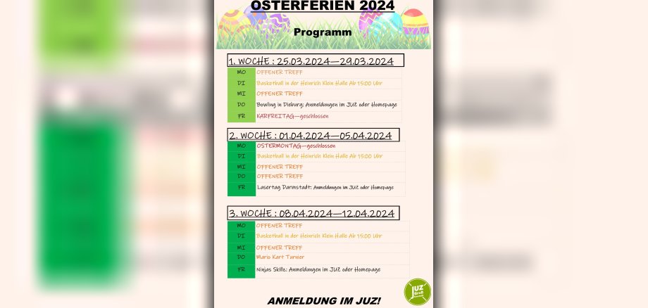 Osterferienprogramm