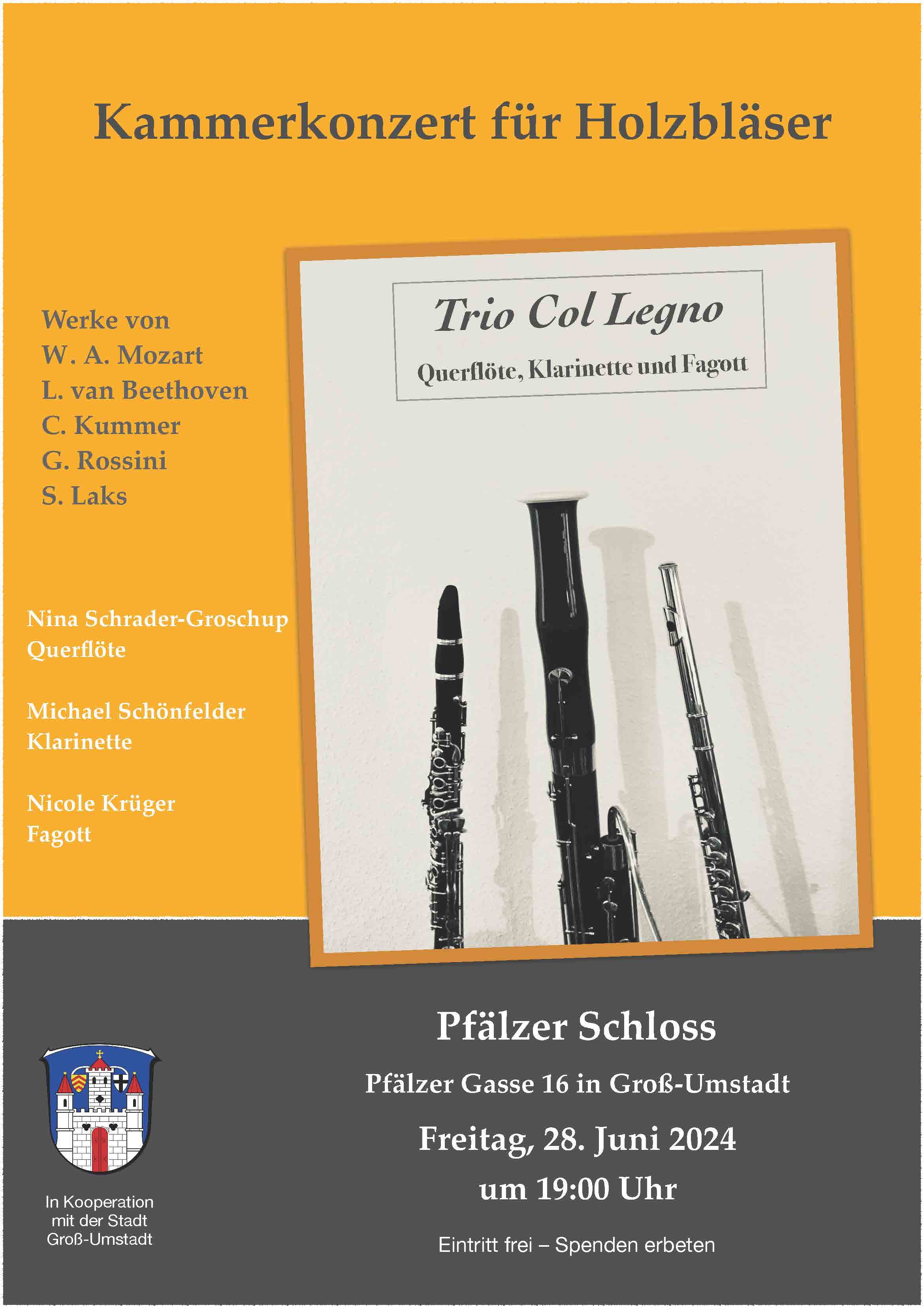 Plakat Trio Col Legno