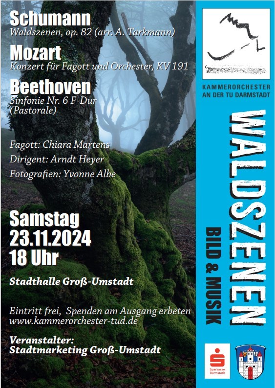 Plakat Konzert Waldszenen