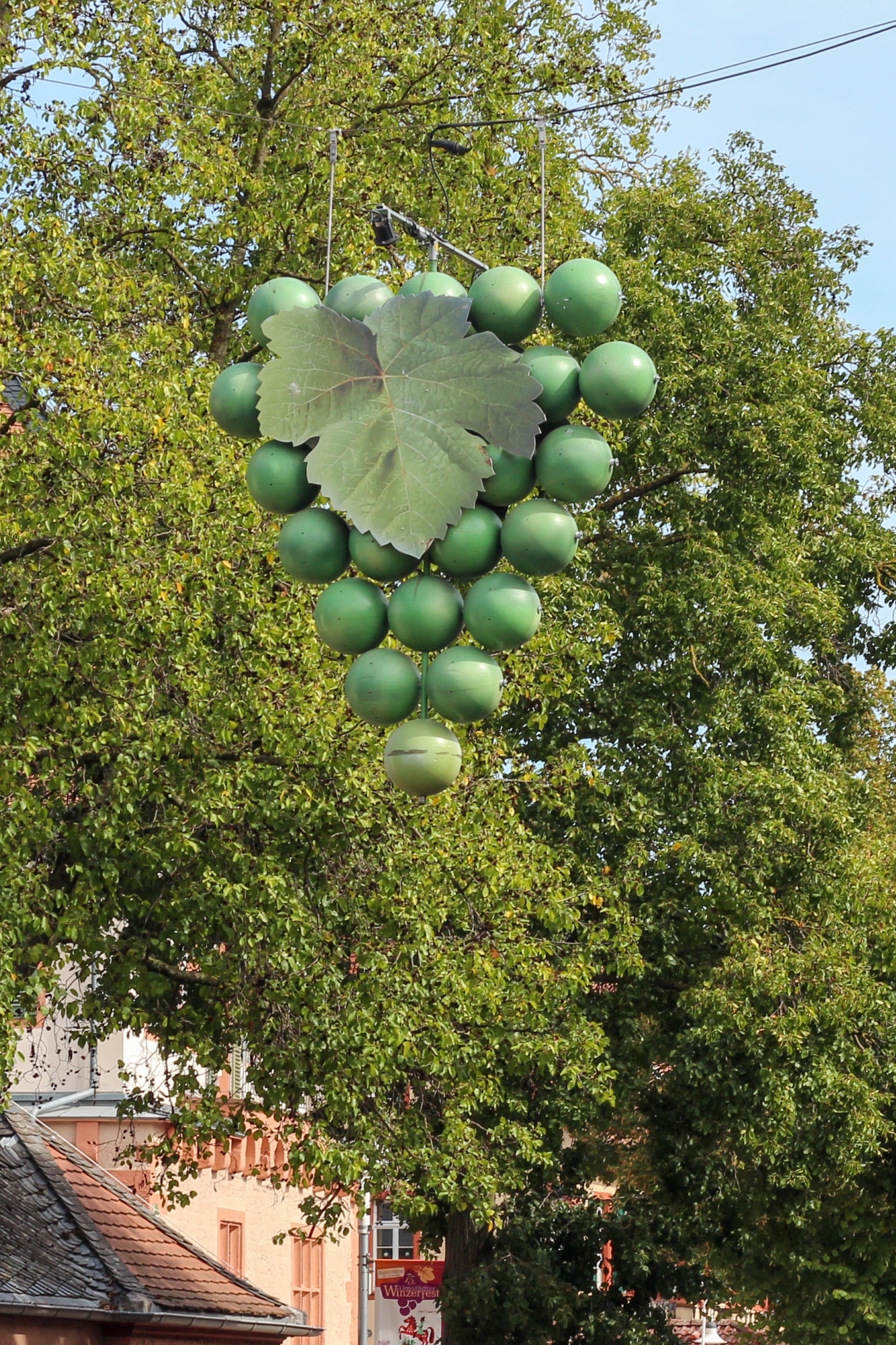 Weintraube als Symbol für das Winzerfest