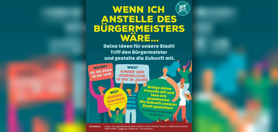 Plakat Wenn ich anstelle des Bürgermeisters wäre