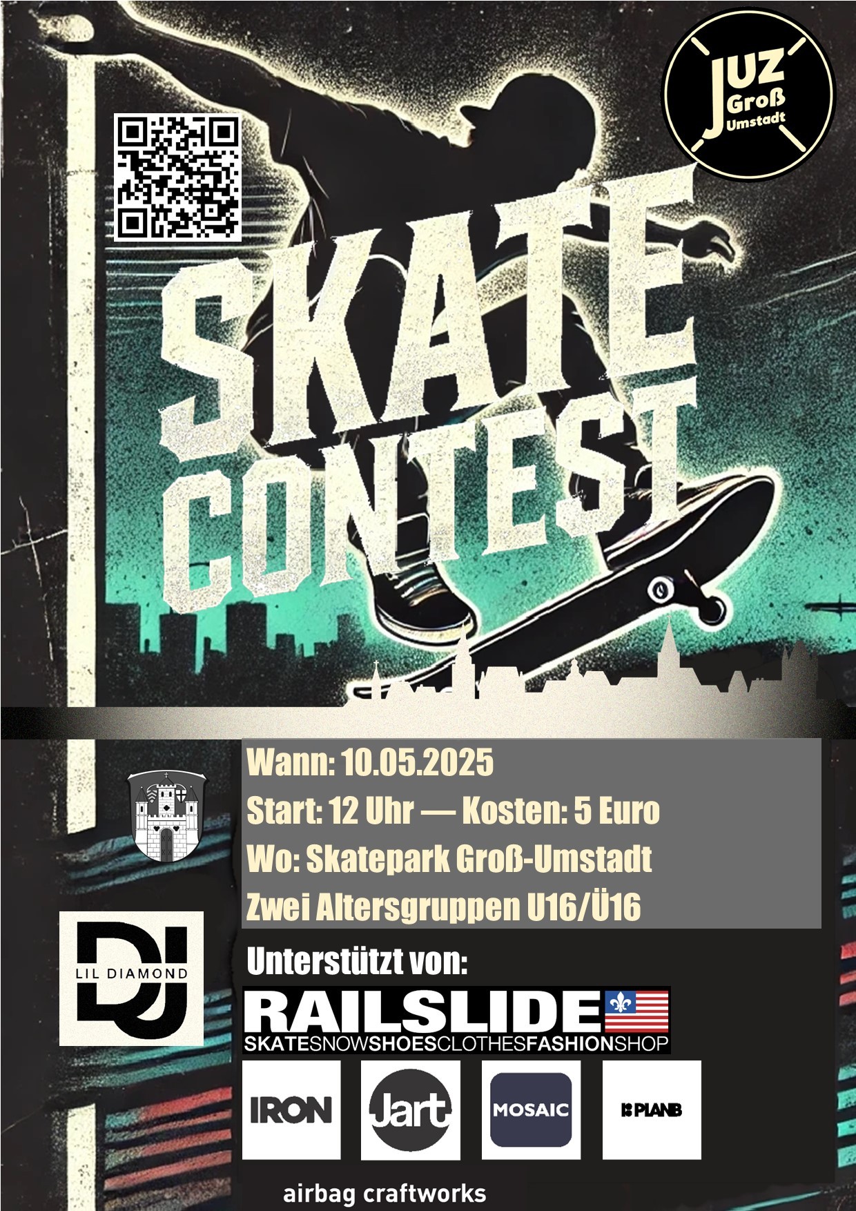 Plakat Skatecontest