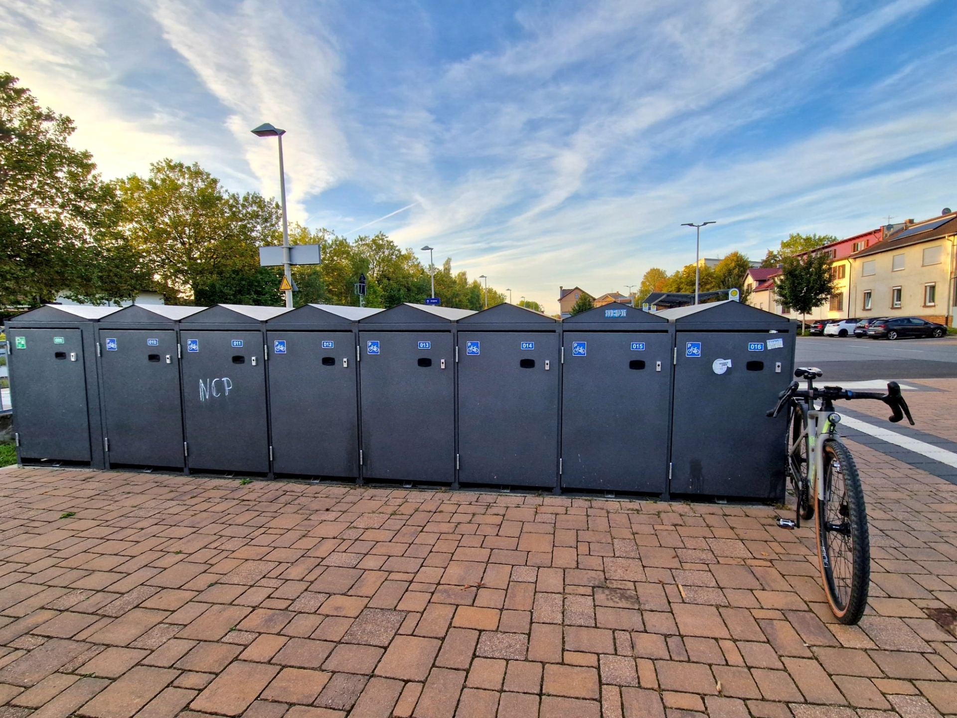 Foto: Fahrradboxen am Bahnhof GU-Mitte