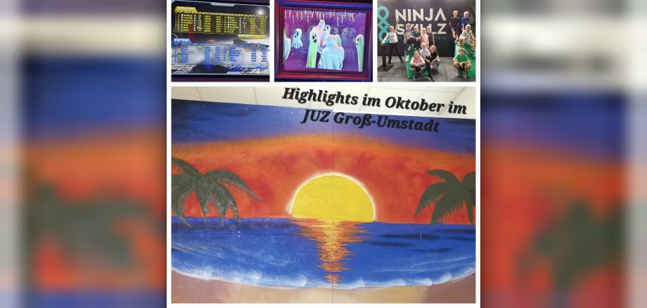 Collage der Aktionen im Oktober