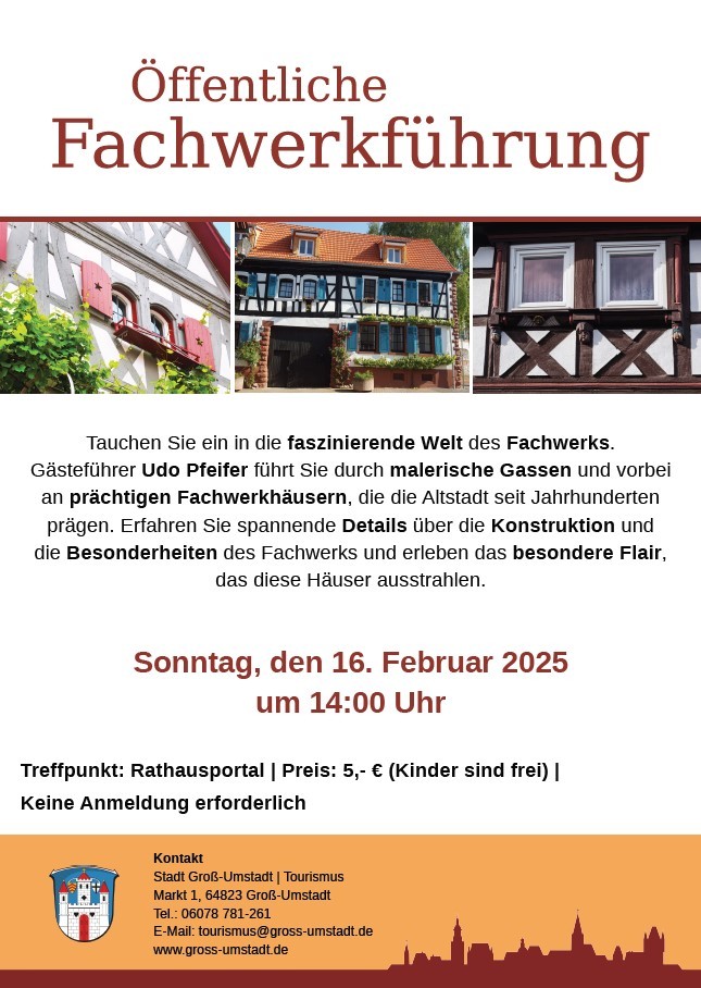 Plakat Fachwerkführung
