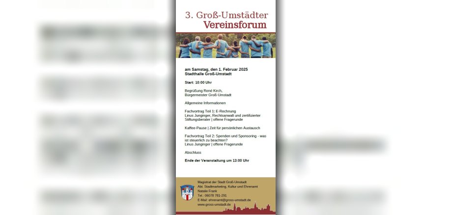 Plakat Vereinsforum