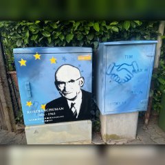 Bild: Graffito am Stromkasten in der Johannes-Lampe-Straße