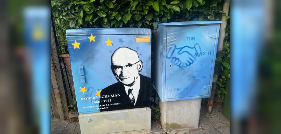 Bild: Graffito am Stromkasten in der Johannes-Lampe-Straße