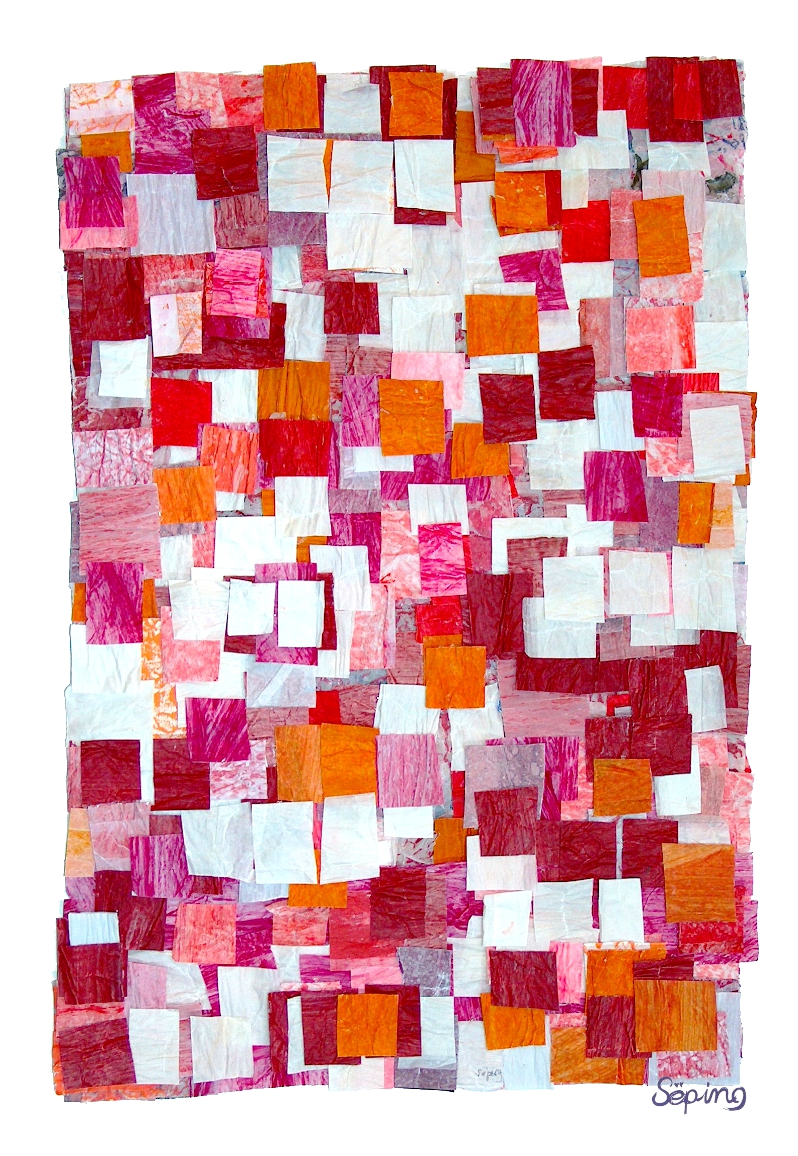 Kunstwerk der Ausstellung Rosengarten