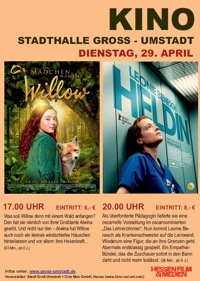 Plakat Stadthallenkino April