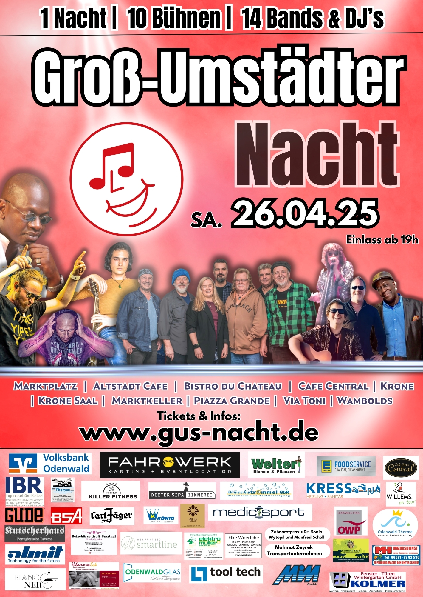 GUS Nacht Plakat