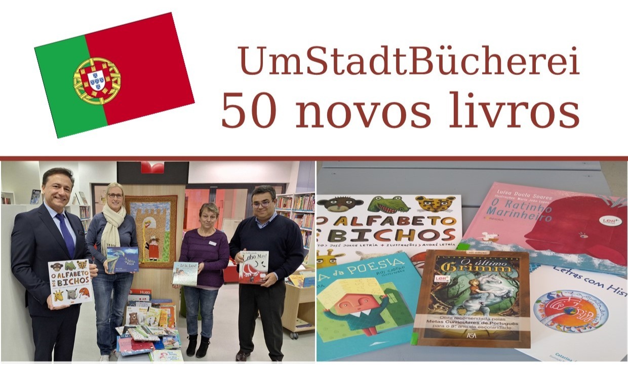 Bild Portugiesischer Generalkonsul spendet 50 Bücher an UmStadtBücherei