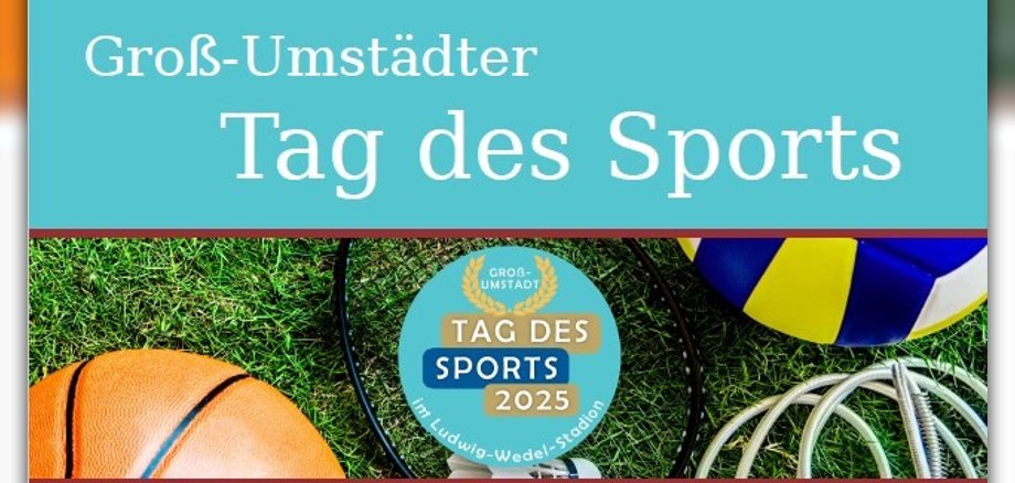 Plakat Tag des Sports