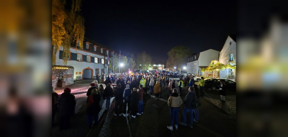 Teilnehmende der Pogromnacht 2024